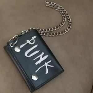 NWOT Punk Leather Wallet